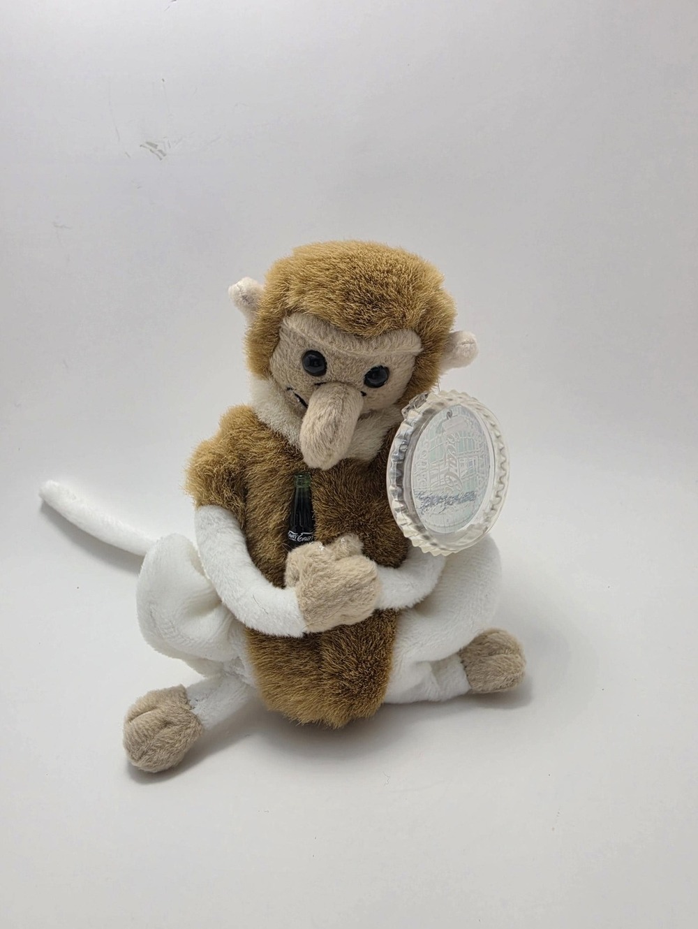 Coco Cola International Monkey, Popo Thailand, Vintage Collectible (7 inch)